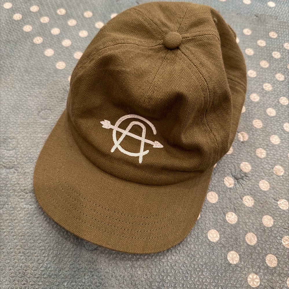 Iron & Resin Olive Green Hat